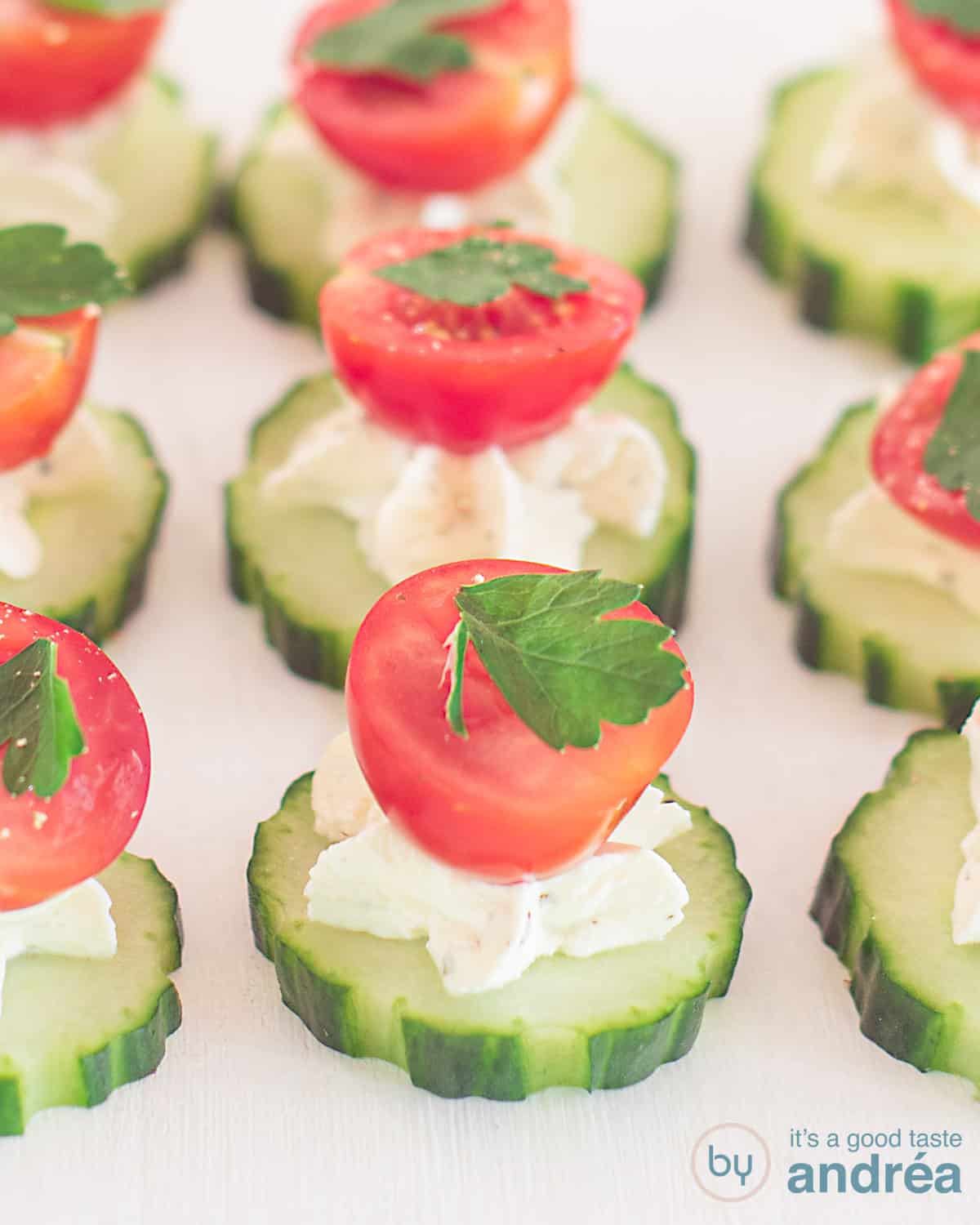 Cucumber with Goat Cheese
