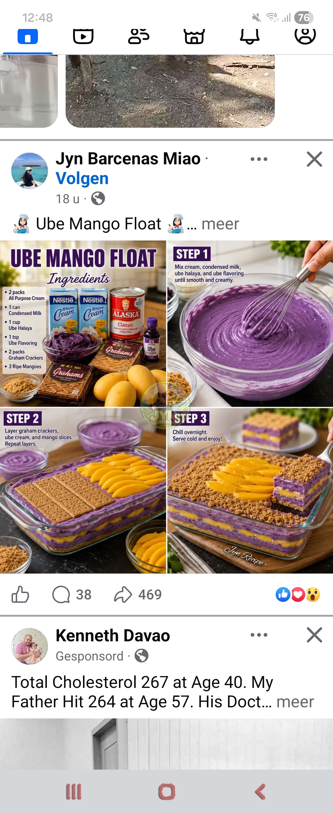 Ube Mango Float